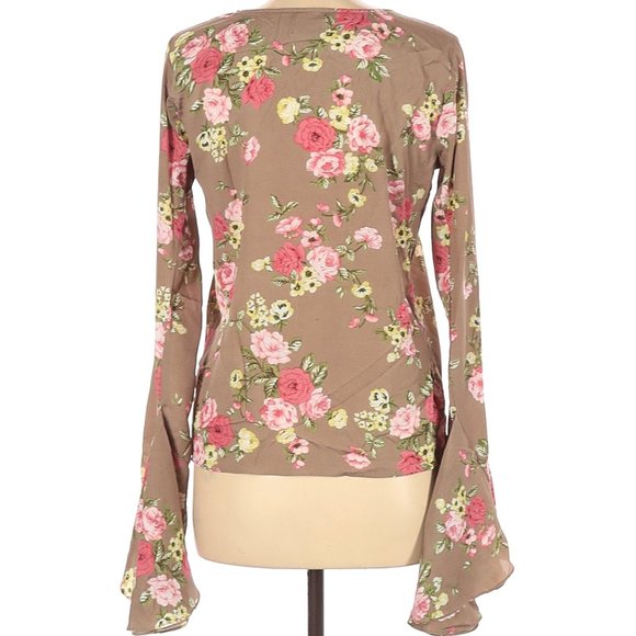 Show Me Your Mumu Long Sleeve Blouse Size M - Picture 2 of 2